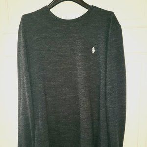 Ralph Lauren Long-Sleeve T-Shirt (M) Dark Gray